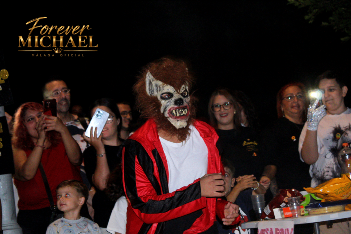 Actuacion de Thriller durante la fiesta