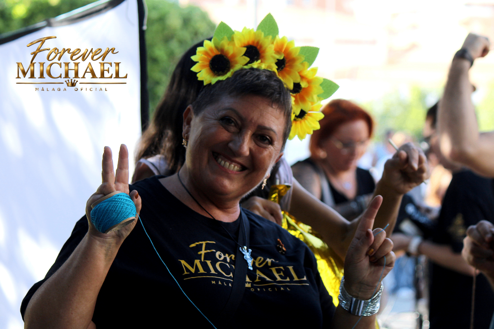 Una fan disfrutando de Neverland Party